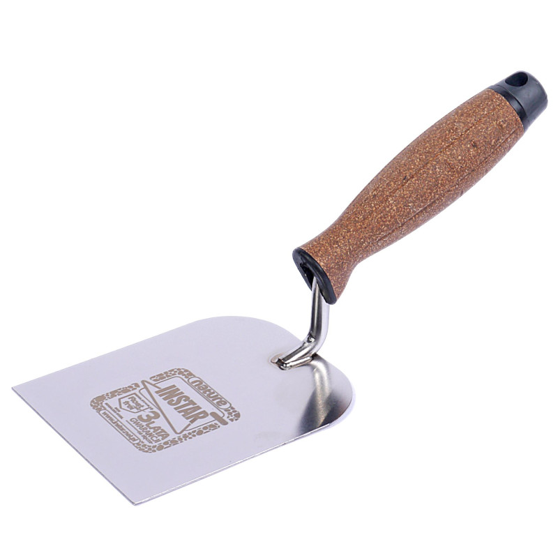 STAINLESS STEEL STUCCO TROWEL KK1 TX NATURE HANDLE  1701TK 60MM 