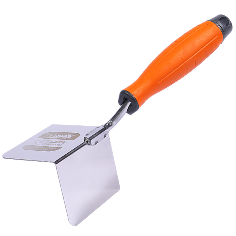STAINLESS STEEL ANGLED OUTDOOR TROWEL KG1 TYTANX HANDLE 80*60MM 330-2508    